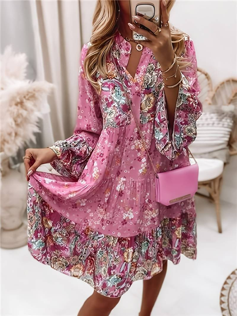 Eira - Sukienka boho z nadrukiem - widok 2