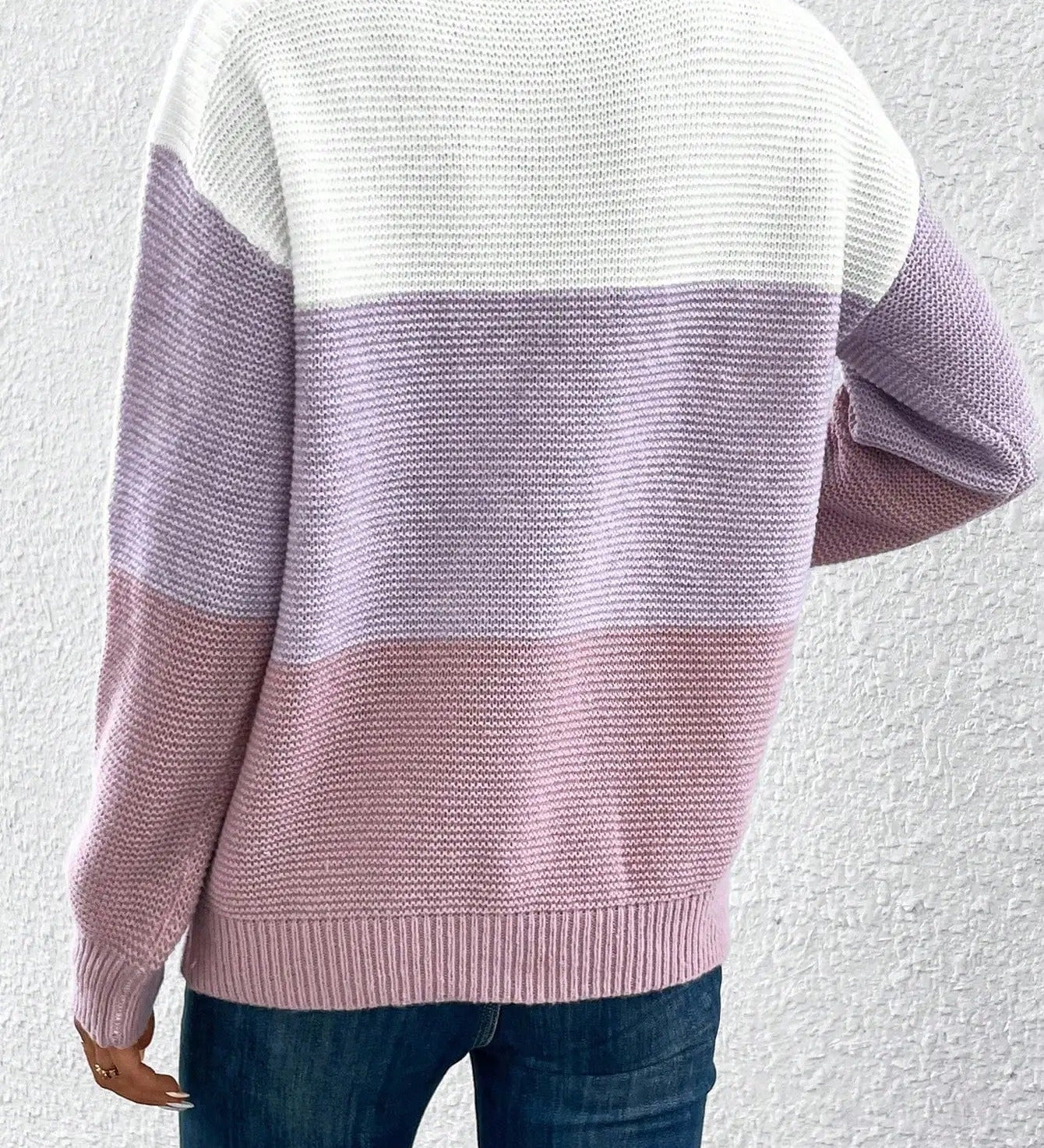 Grace | Przytulny sweter ombre - widok 2