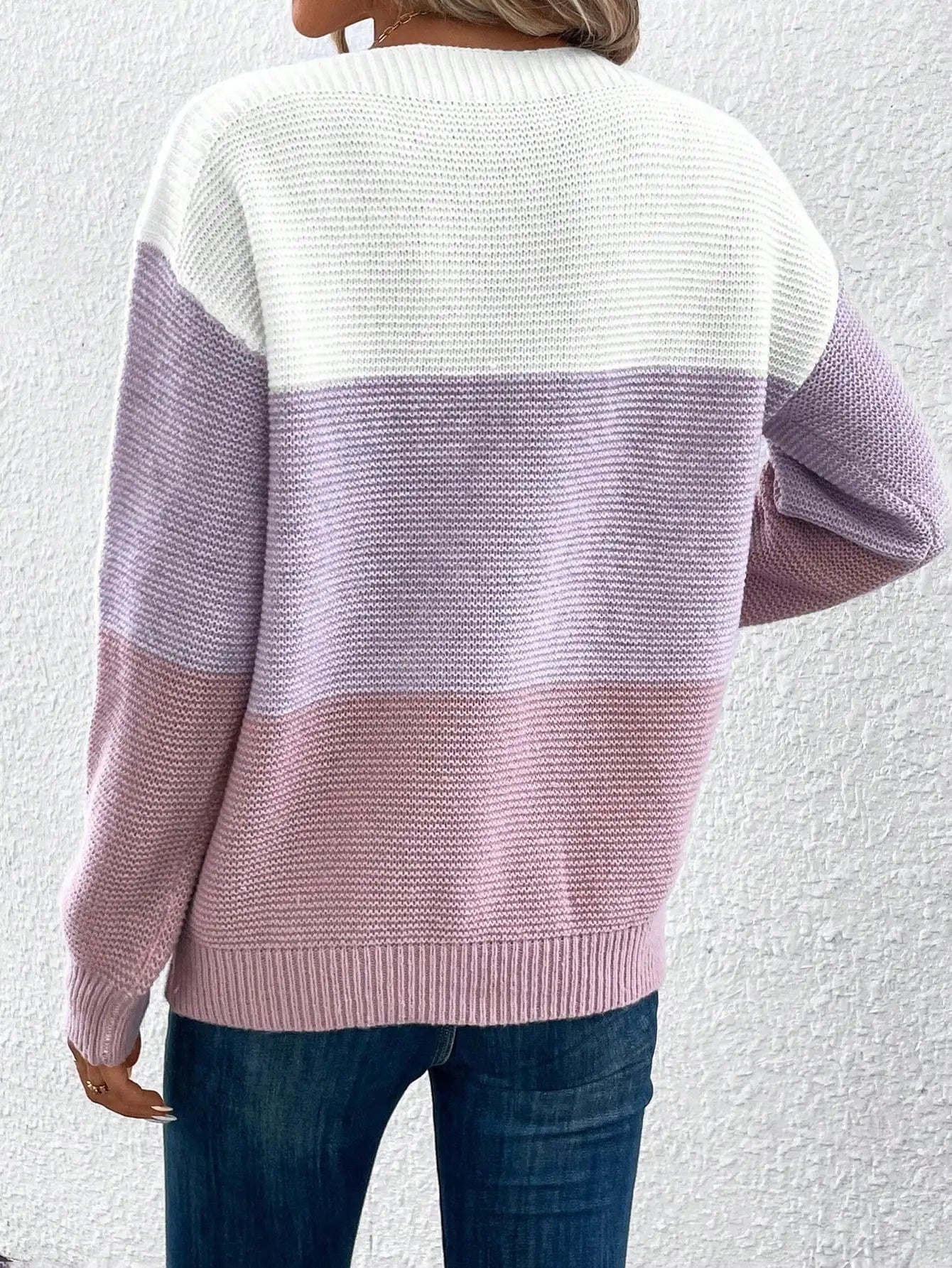 Grace | Przytulny sweter ombre - widok 2