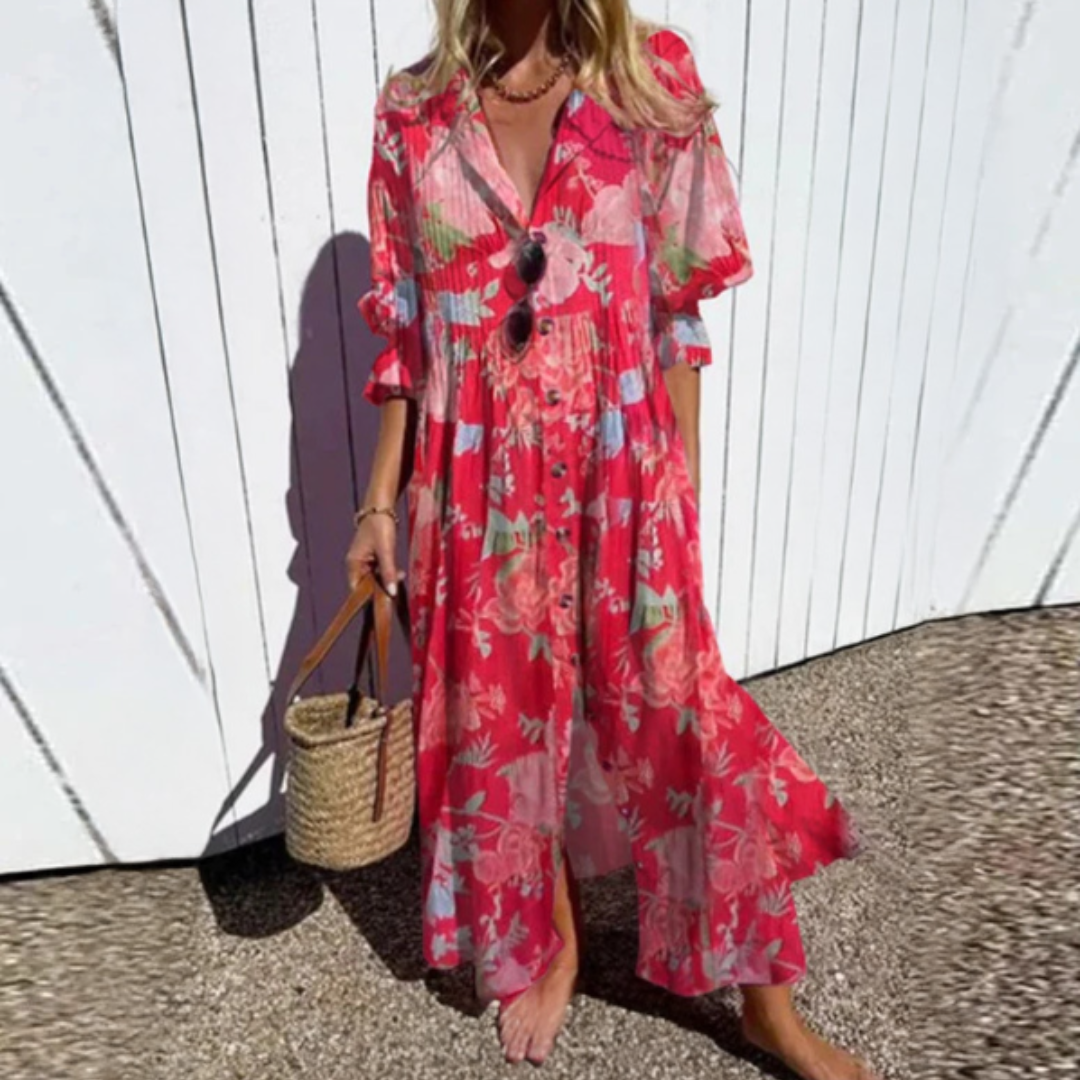Marissa - Elegancka lekka sukienka - widok 17
