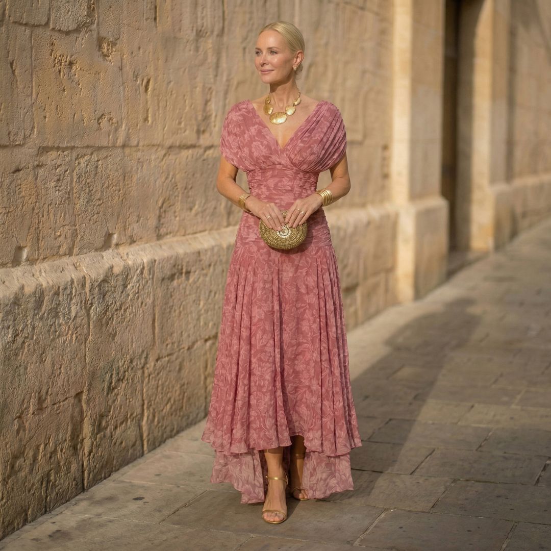 Amelia | Elegancka zwiewna sukienka | Iwona Warszawa