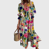 Zariah | Elegancka sukienka maxi w stylu boho - widok 2