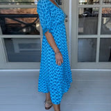 Felicity - Sukienka w morskie fale - widok 3