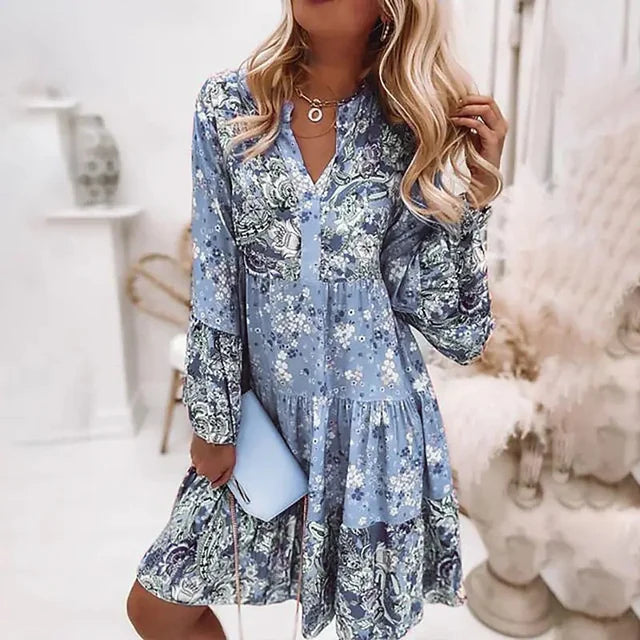 Eira - Sukienka boho z nadrukiem - widok 5