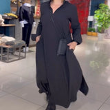 Sylvie - Luźna sukienka maxi | Iwona Warszawa