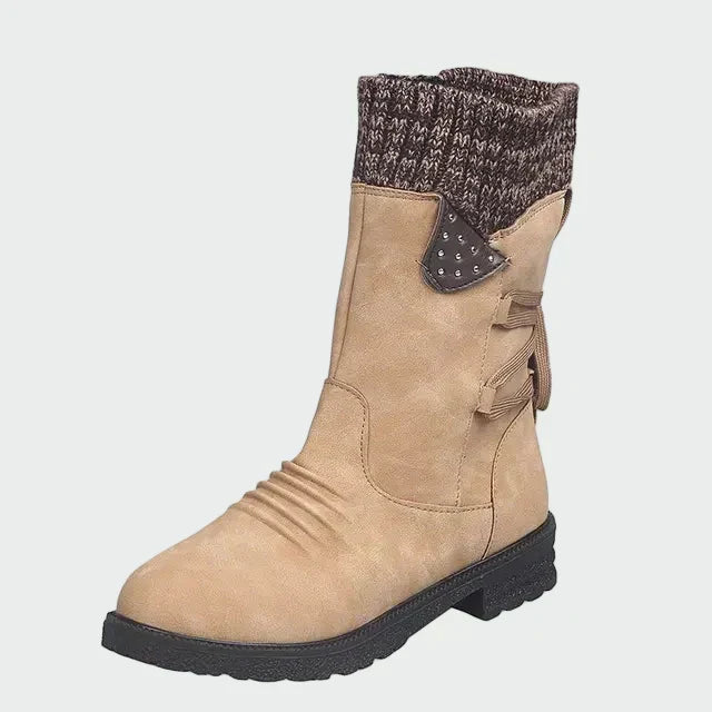 Eleganckie zamszowe botki - widok 3