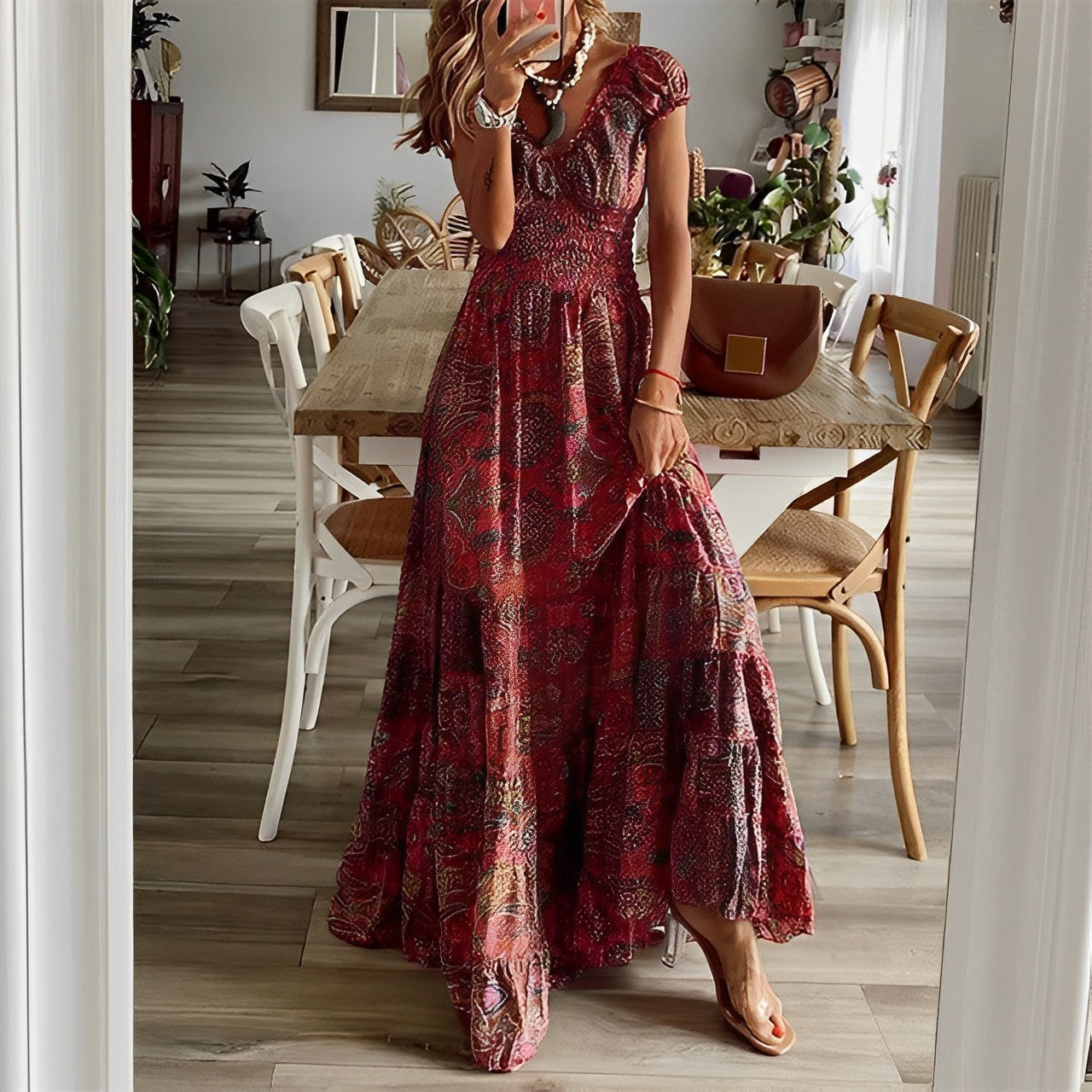 Kaida - Elegancka sukienka boho | Iwona Warszawa