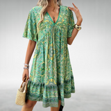 Quinley - Rozkloszowana sukienka boho | Iwona Warszawa