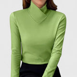 Clair | Elegancki sweter ze stójką - widok 2