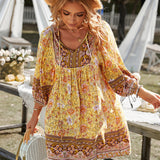 Briseis - Tunikowa sukienka boho - widok 2