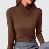 Clair | Elegancki sweter ze stójką - widok 3