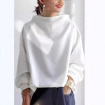 Lisa | Sweter casual ze stójką - widok 5