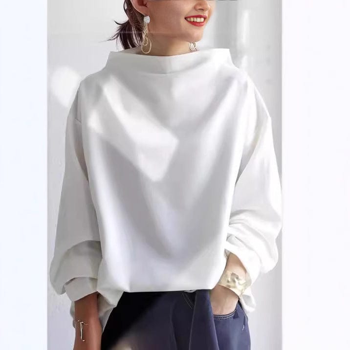 Lisa | Sweter casual ze stójką - widok 5