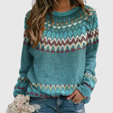 Regina | Sweter w retro fale | Iwona Warszawa