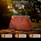 Lily™ | Skórzana torebka vintage - widok 3
