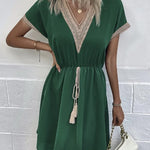 Sabrina - Elegancka sukienka boho - widok 4