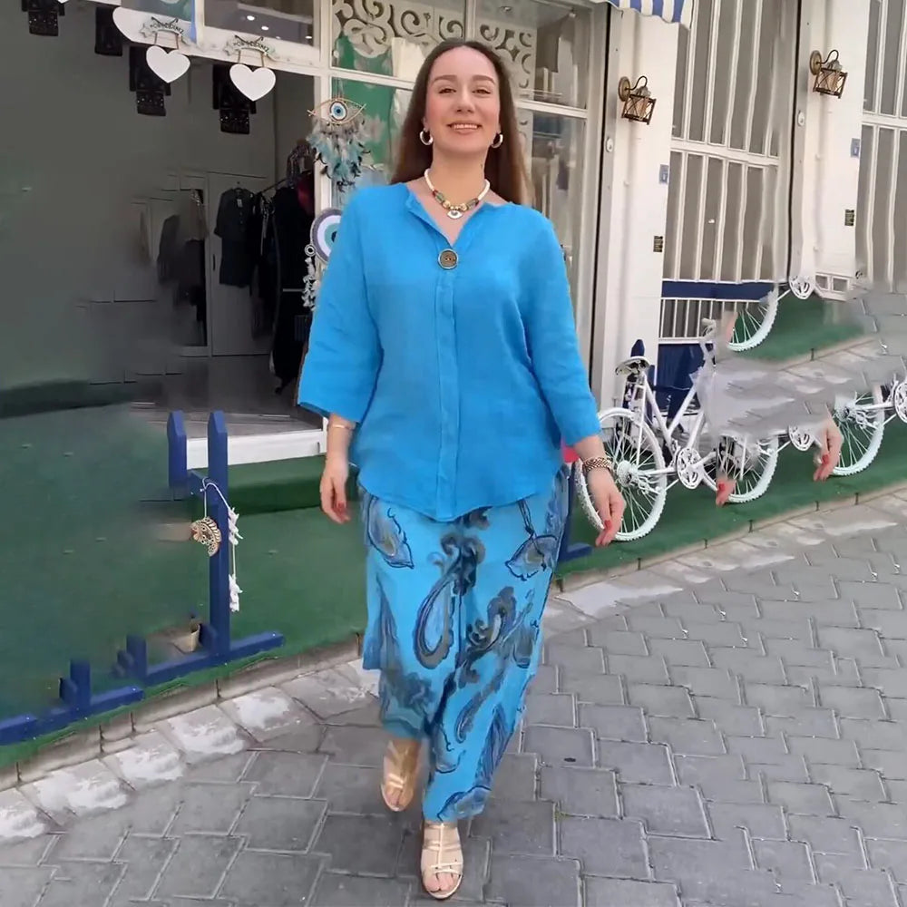 Flavia - Elegancki komplet boho | Iwona Warszawa