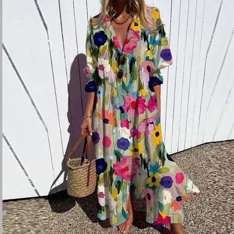 Marissa - Elegancka lekka sukienka - widok 4