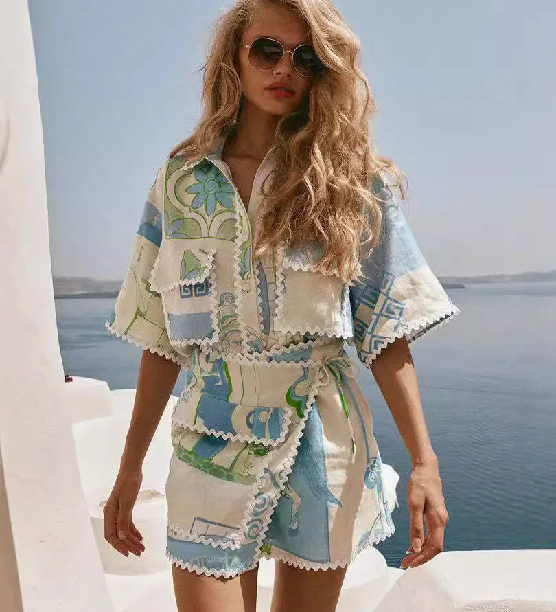 Solene - Szykowny komplet patchwork | Iwona Warszawa