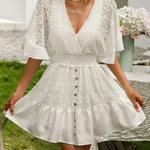 Carole - Koronkowa sukienka boho - widok 3