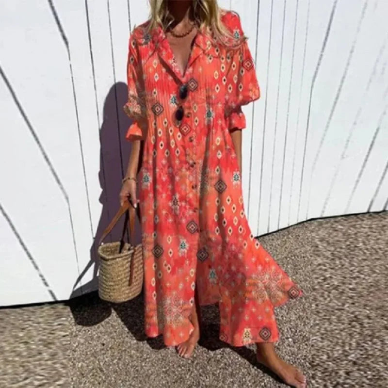 Marissa - Elegancka lekka sukienka - widok 3