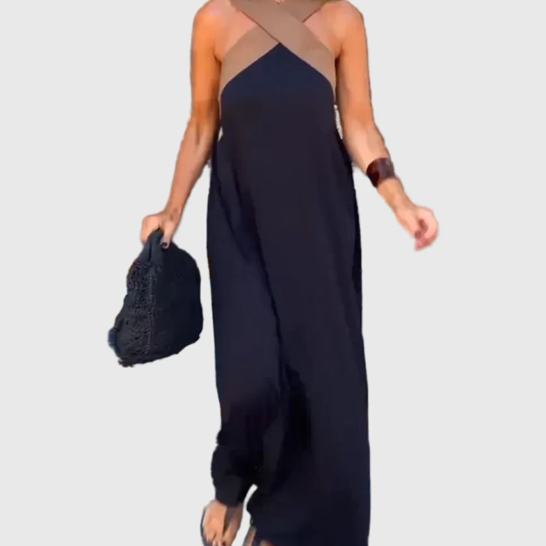 Elena | Elegancka zwiewna sukienka maxi | Iwona Warszawa