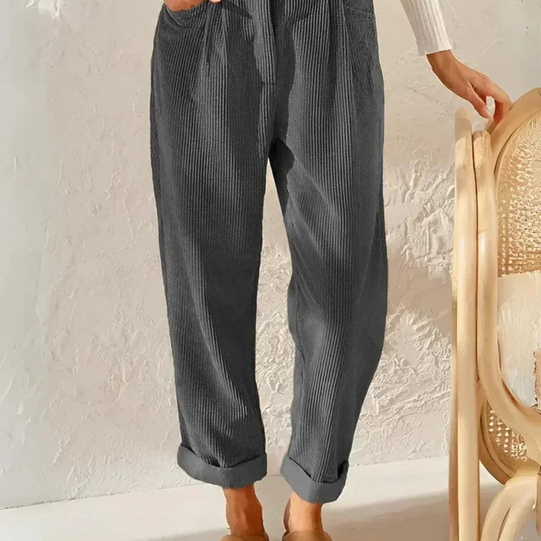 Katarzyna - Ponadczasowe spodnie casual - widok 6