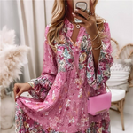 Eira - Sukienka boho z nadrukiem | Iwona Warszawa