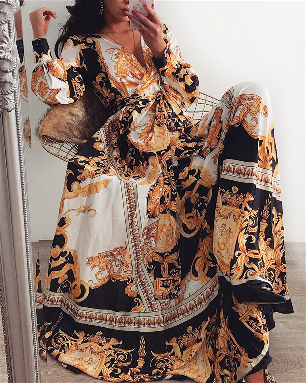 Faye - Sukienka boho z nadrukiem - widok 11