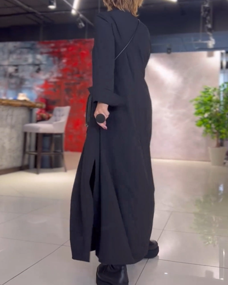 Sylvie - Luźna sukienka maxi - widok 4