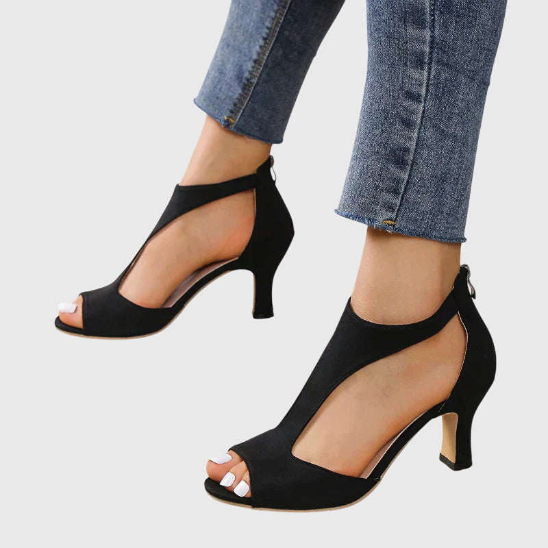 Delfina™ | Ortopedyczne buty na obcasie, różowe - widok 6