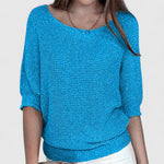 Rachel | Swobodny dzianinowy sweter - widok 2