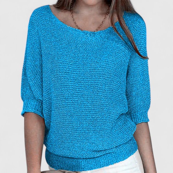 Rachel | Swobodny dzianinowy sweter - widok 2