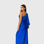 Melyssa | Elegancka zwiewna wieczorowa sukienka maxi - widok 6