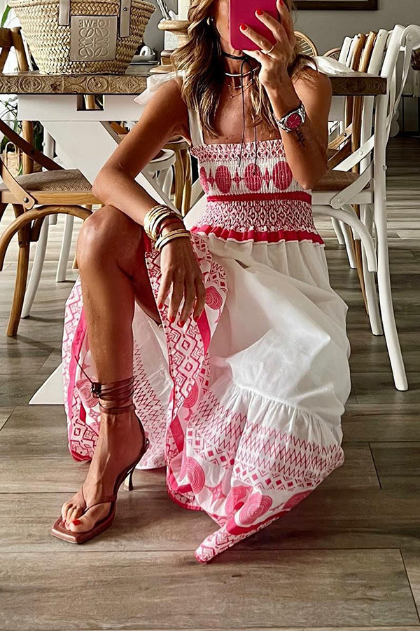 Rianna - Letnia sukienka maxi w stylu boho - widok 3