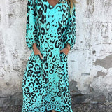 Jessa - Sukienka maxi w panterkę | Iwona Warszawa