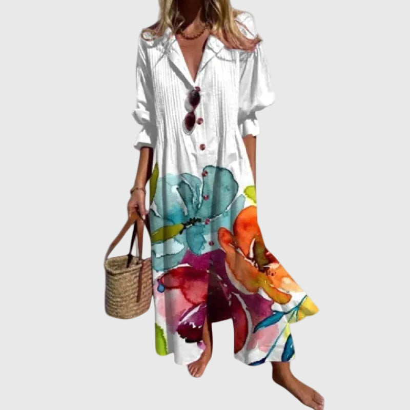 Zariah | Elegancka sukienka maxi w stylu boho - widok 8