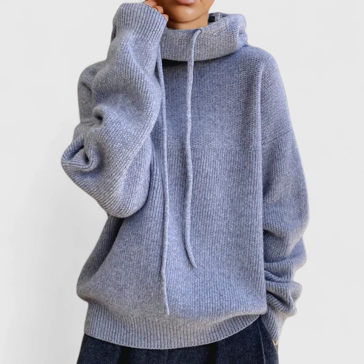 Marie | Wygodny sweter z kapturem - widok 2