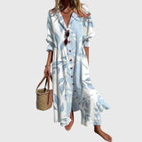 Zariah | Elegancka sukienka maxi w stylu boho - widok 6