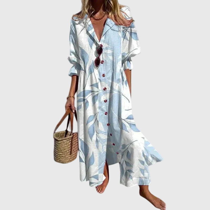 Zariah | Elegancka sukienka maxi w stylu boho - widok 6