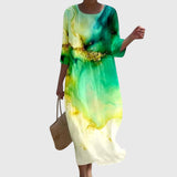 Hayley™ | Elegancka sukienka maxi w kwiaty - widok 6