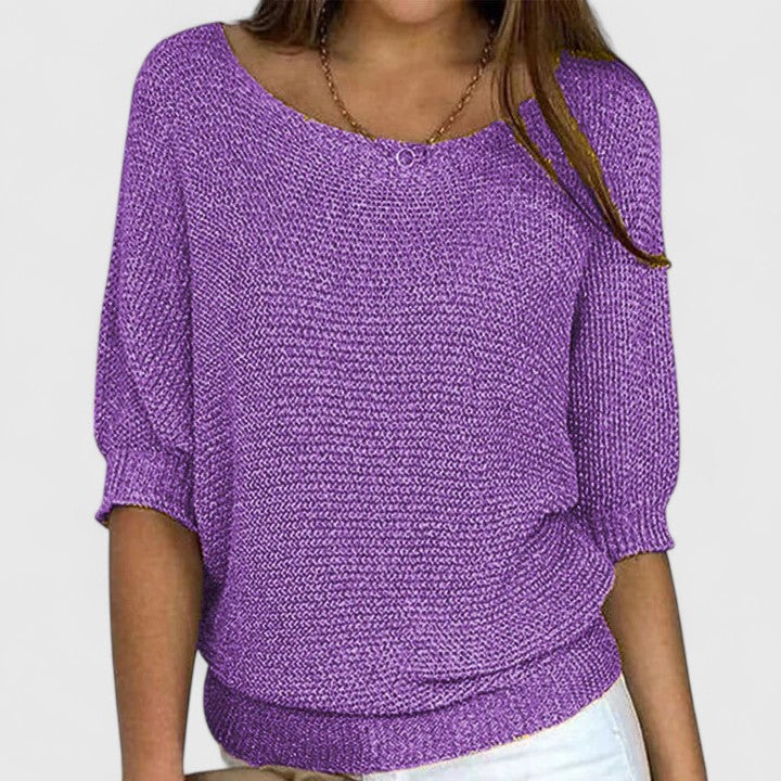 Rachel | Swobodny dzianinowy sweter | Iwona Warszawa