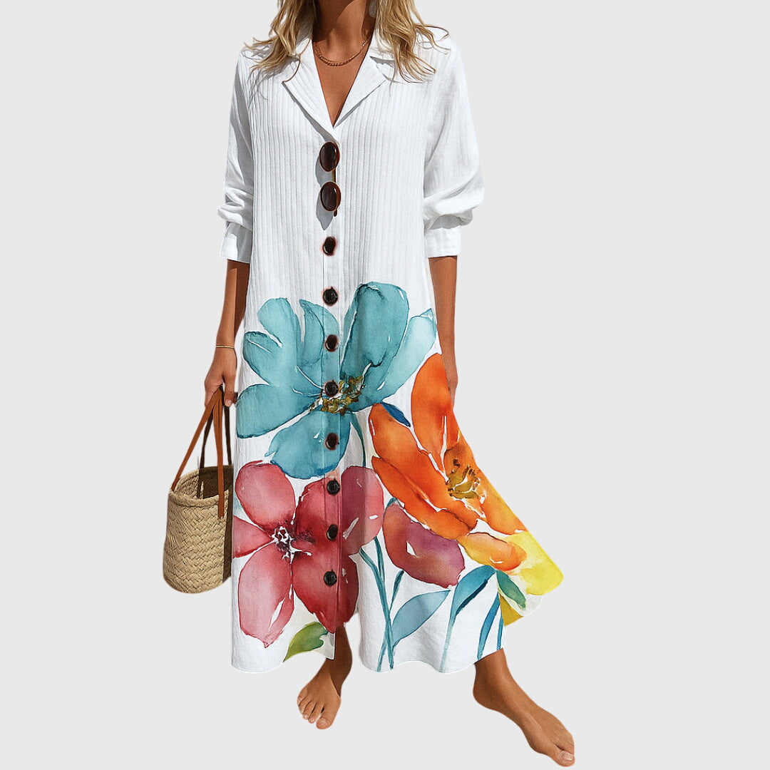Jasmine™ | Elegancka dopasowana sukienka - widok 8