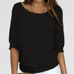 Rachel | Swobodny dzianinowy sweter - widok 5