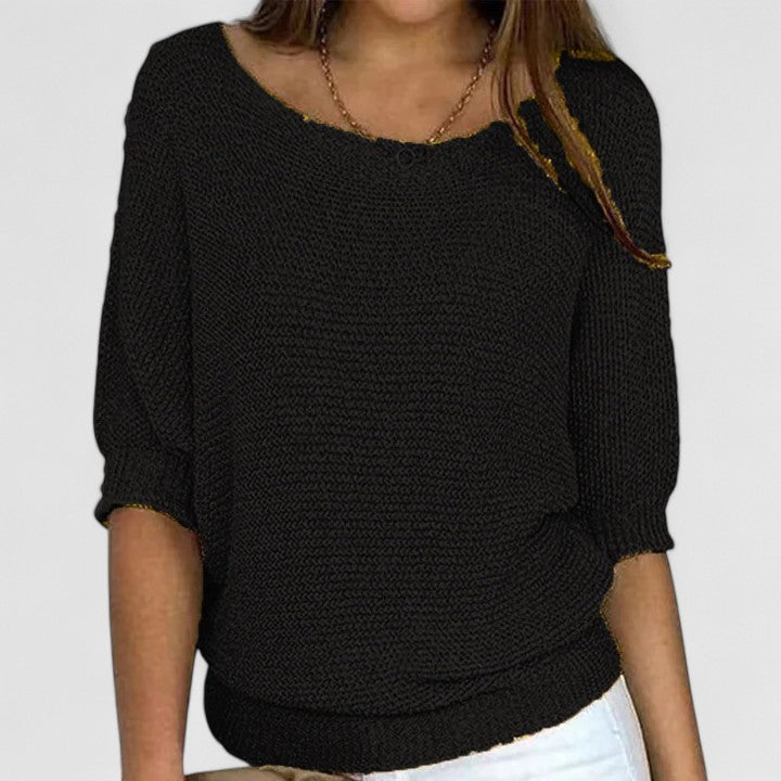 Rachel | Swobodny dzianinowy sweter - widok 5