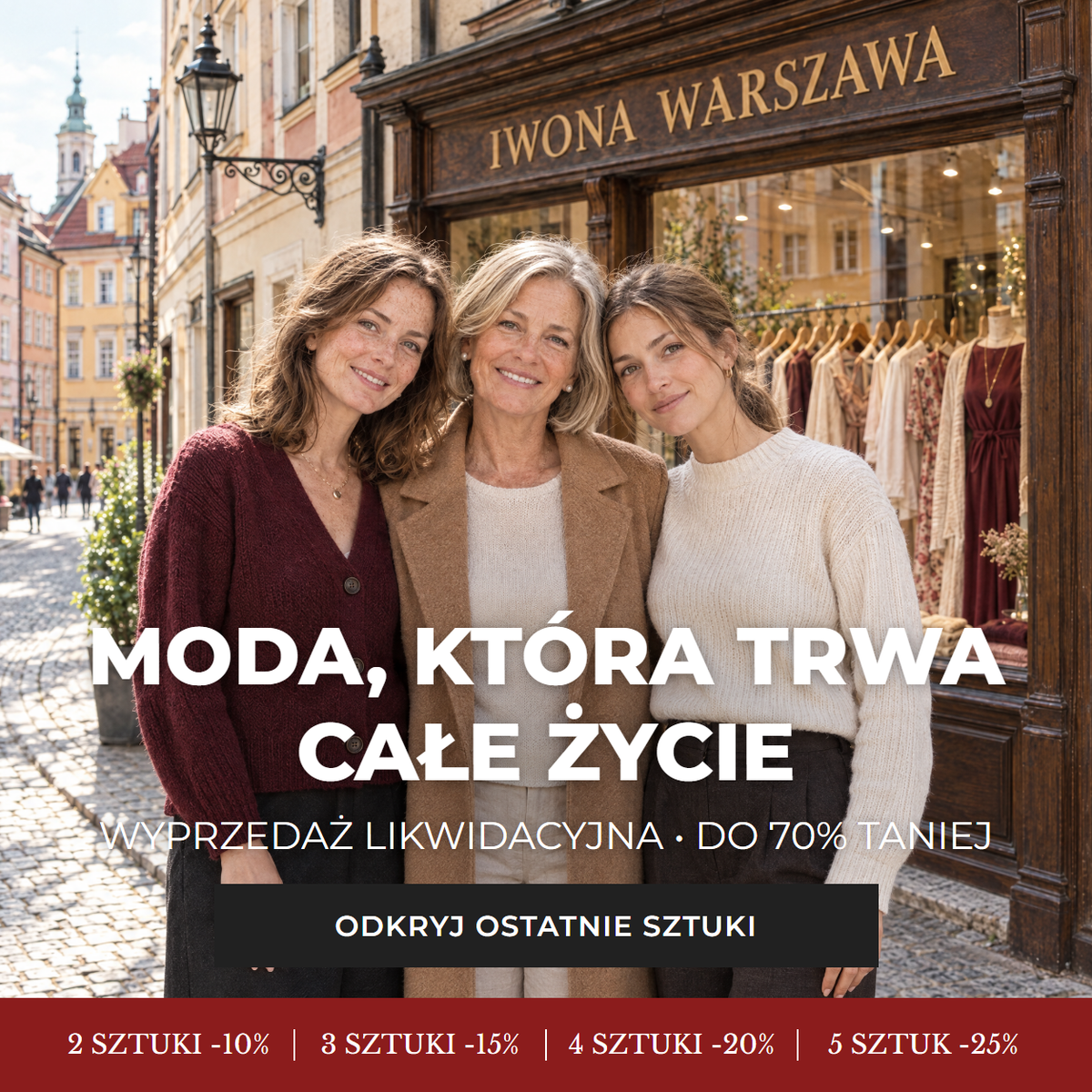 Iwona Warszawa Wyprzedaż likwidacyjna