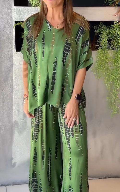 Marie - Komplet casual z nadrukiem - widok 6