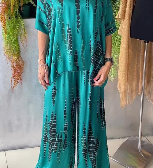 Marie - Komplet casual z nadrukiem - widok 10