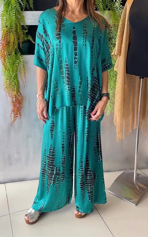 Marie - Komplet casual z nadrukiem - widok 10