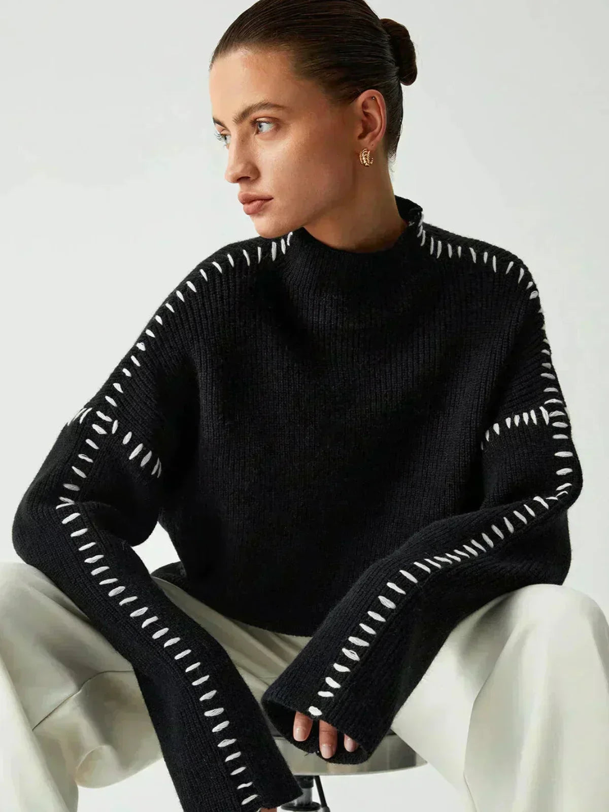 Nia | Wygodny sweter - widok 3